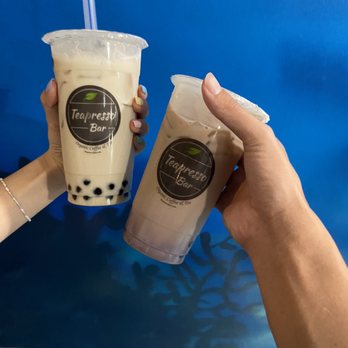 Teapresso Bar - Almond Milk Tea (Large 24oz) Taro Milk Tea (Large 24oz) - Coffee & Tea Near Me - Honolulu, Hawaii Teapresso Bar - Almond Milk Tea (Large 24oz) Taro Milk Tea (Large 24oz) - Coffee & Tea Near Me - Honolulu, Hawaii