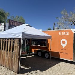 El Local - Exterior of food truck - has some seating