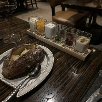 Jack Binion's Steak at Horseshoe Las Vegas - Baked potato and all the fixins - Steakhouses Near Me - Las Vegas, Nevada Jack Binion's Steak at Horseshoe Las Vegas - Baked potato and all the fixins - Steakhouses Near Me - Las Vegas, Nevada