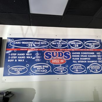 Suds Car Wash - Price Menu - Car Wash Near Me - Evanston, Illinois Suds Car Wash - Price Menu - Car Wash Near Me - Evanston, Illinois