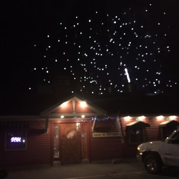 China Garden - fireworks in the night sky over a restaurant - Chinese Near Me - Bellows Falls, Vermont