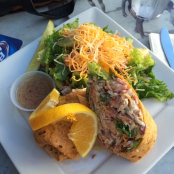 Coaster Saloon - Club wrap with a side salad - Beer Bar Near Me - San Diego, California