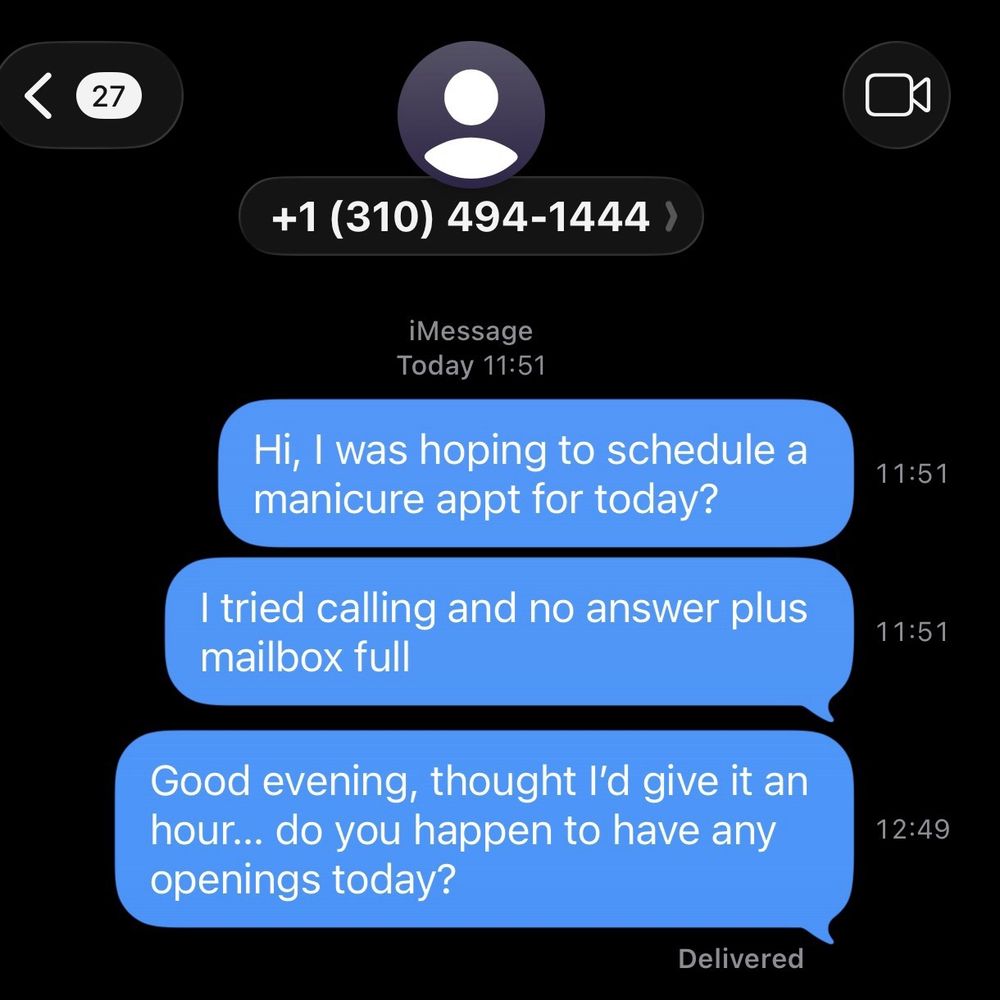 Lulus Nails - Proof of no response from establishment - Nail Technicians Near Me - Los Angeles, California Lulus Nails - Proof of no response from establishment - Nail Technicians Near Me - Los Angeles, California