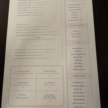 Six Hundredº - Food Menu - Steakhouses Near Me - Winston-Salem, North Carolina