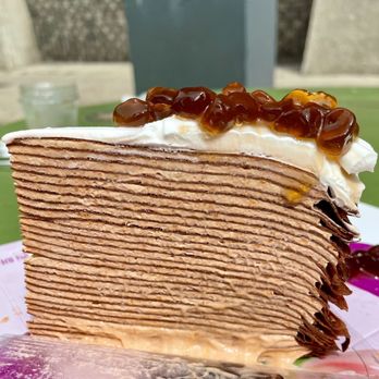 Bao Bao Bakery & Cafe - Brown sugar boba crepe cake - Bakeries Near Me - Boston, Massachusetts