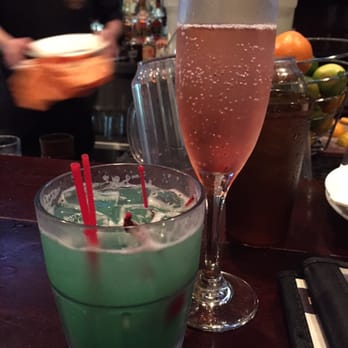 Monkey King Pub & Grub - Bartenders choice and what I call the Rose Champagne =D - Asian Fusion Near Me - Alameda, California Monkey King Pub & Grub - Bartenders choice and what I call the Rose Champagne =D - Asian Fusion Near Me - Alameda, California