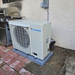 Ross HVAC And Appliance Services - Daikin heat pump for our customer