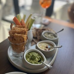Aperitivo - The trio dip appetizer.