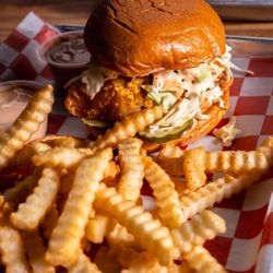 Fried chicken sandwich the best I've had and I got spiciest level of heat called reaper