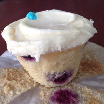 Baked & Wired - Smurfette cupcake: lemon blueberry deliciousness - Bakeries Near Me - Washington, DC, District of Columbia