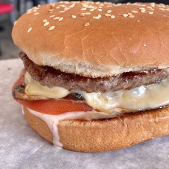 The Burgerplus - Swiss Mushroom Burger (Close Up) - Burgers Near Me - Montebello, California The Burgerplus - Swiss Mushroom Burger (Close Up) - Burgers Near Me - Montebello, California
