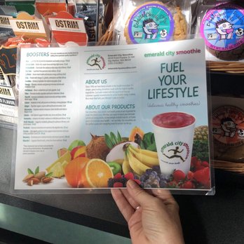 Emerald City Smoothie - Menu - Juice Bars & Smoothies Near Me - Gig Harbor, Washington Emerald City Smoothie - Menu - Juice Bars & Smoothies Near Me - Gig Harbor, Washington