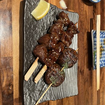 Yuyake Dan Dan Japanese Tapas - Ribeye and mushroom - Izakaya Near Me - Pleasanton, California Yuyake Dan Dan Japanese Tapas - Ribeye and mushroom - Izakaya Near Me - Pleasanton, California
