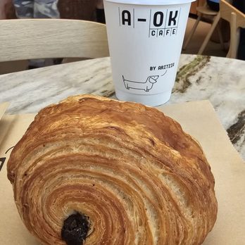 A-OK - Pain au chocolat (chocolate croissant) - Cafes Near Me - Troy, Michigan