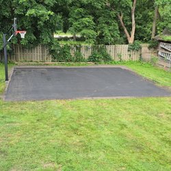 Premium Paving - Lines weren't added since a tile system will be placed on top