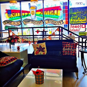 Phillips Ranch Health Bar - Cute little sitting area. - Juice Bars & Smoothies Near Me - Pomona, California Phillips Ranch Health Bar - Cute little sitting area. - Juice Bars & Smoothies Near Me - Pomona, California