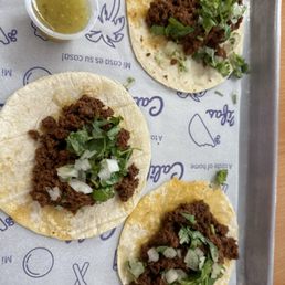 Street tacos, ground beef Street tacos, ground beef