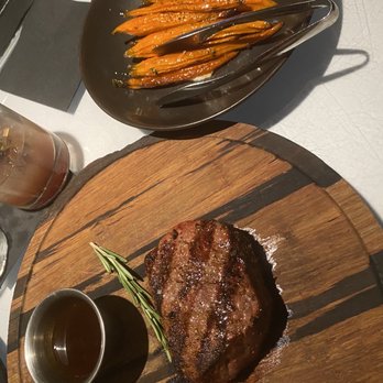 D.PRIME Steakhouse - 9 oz filet, glazed carrots & demi glace - Steakhouses Near Me - Detroit, Michigan D.PRIME Steakhouse - 9 oz filet, glazed carrots & demi glace - Steakhouses Near Me - Detroit, Michigan