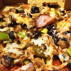 The Big Z Pizza 8 inch Personal Size with added on jalapenos for the perfect spicy kick!