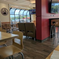 Recently remodeled inside dining decor.
