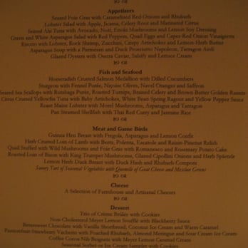Gary Danko - Here is the full menu that you mix and match, not sure if the menu changes though - New American Near Me - San Francisco, California