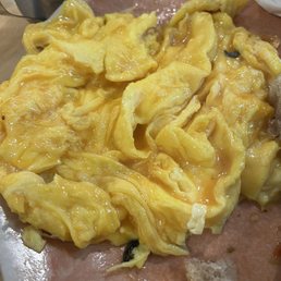 This is supposed to be scrabbled eggs.