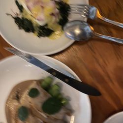 Pork jowl, halibut