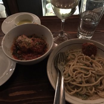 Coppa Enoteca - Meatball and spaghetti - Italian Near Me - Boston, Massachusetts