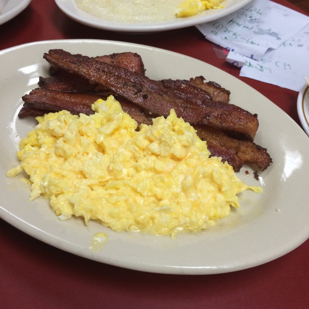 Fife's Restaurant - Bacon and cheese scrambled eggs - Breakfast & Brunch Near Me - Birmingham, Alabama Fife's Restaurant - Bacon and cheese scrambled eggs - Breakfast & Brunch Near Me - Birmingham, Alabama