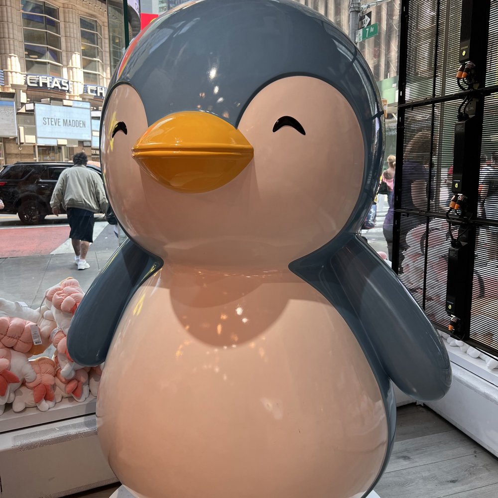 Miniso - their penguin mascot - Toy Stores Near Me - New York, New York Miniso - their penguin mascot - Toy Stores Near Me - New York, New York