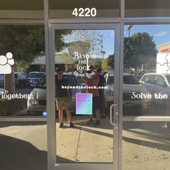Beyond the Lock Escape Rooms - Front Door - Escape Games Near Me - Hemet, California