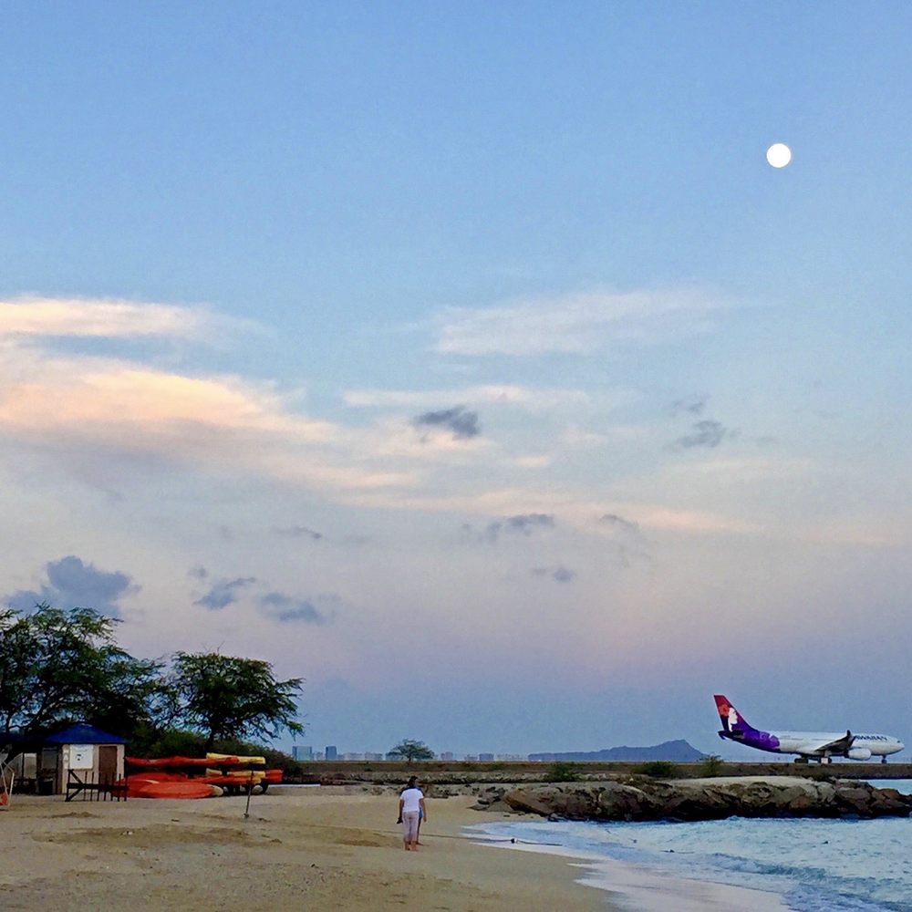 Joint Base Pearl Harbor-Hickam - Hickam Beach! Watching airplanes take off from Mamala Bay! - Landmarks & Historical Buildings Near Me - Honolulu, Hawaii