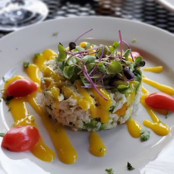 Copperbarn Coffeebar & Eatery - Crab, avocado and mango napoleon. As tasty as it is pretty - Coffee & Tea Near Me - Middletown, New York Copperbarn Coffeebar & Eatery - Crab, avocado and mango napoleon. As tasty as it is pretty - Coffee & Tea Near Me - Middletown, New York