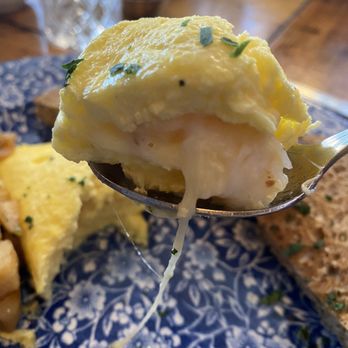 Little Hen - Cheese and shrimp omelette. (Special order) - Breakfast & Brunch Near Me - Miami, Florida Little Hen - Cheese and shrimp omelette. (Special order) - Breakfast & Brunch Near Me - Miami, Florida