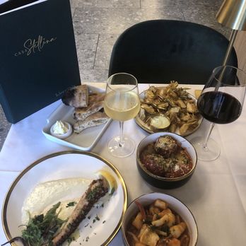 Casa Stellina - Grilled octopus, fried artichoke, meatballs, shrimp & calamari - Pizza Near Me - Farmingdale, New York Casa Stellina - Grilled octopus, fried artichoke, meatballs, shrimp & calamari - Pizza Near Me - Farmingdale, New York