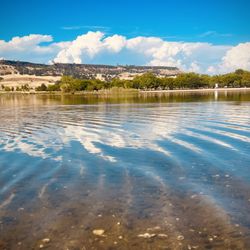 Forebay Aquatic Center - Table Mountain from the Water