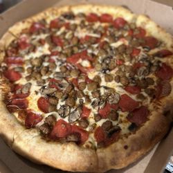 Bertalotto's Pizza - Ultimate Meat Pizza stuffed crust