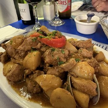 O Dinis Restaurant - Pork alantejana - Portuguese Near Me - East Providence, Rhode Island O Dinis Restaurant - Pork alantejana - Portuguese Near Me - East Providence, Rhode Island