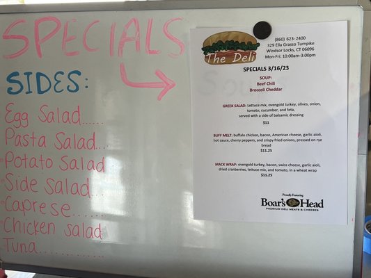 Menu photo 4 The Deli Windsor Locks, CT