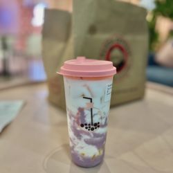 Le Dessert Lab - Taro Coconut Latte w/ Mango