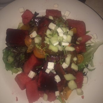 Key Largo Conch House - Watermelon mint salad - Seafood Near Me - Key Largo, Florida