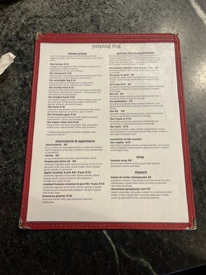 Menu photo 3 Yelping Dog Wine Staunton, VA Menu photo 3 Yelping Dog Wine Staunton, VA