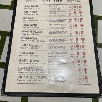 Grow Brewing - Menu - Breweries Near Me - New Hartford, New York