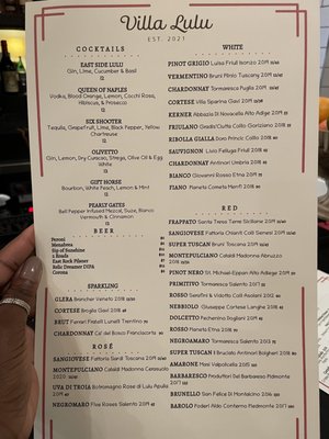 Menu photo 8 Villa Lulu New Haven, CT Menu photo 8 Villa Lulu New Haven, CT