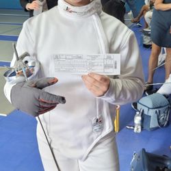 ASER Fencing Academy - E.G. won her first medal in her first event