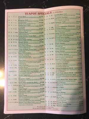 Menu photo 3 Tea Pot Chinese Restaurant Cayce, SC
