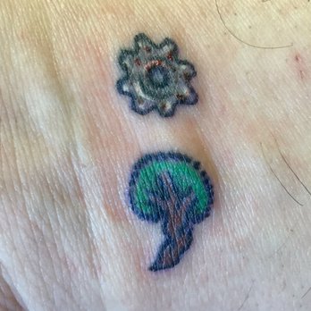 Ace Tattoo & Piercing - Bike sprocket & tree as a semi-colon. By John. #semicolonproject - Piercing Near Me - Glendale, Arizona Ace Tattoo & Piercing - Bike sprocket & tree as a semi-colon. By John. #semicolonproject - Piercing Near Me - Glendale, Arizona