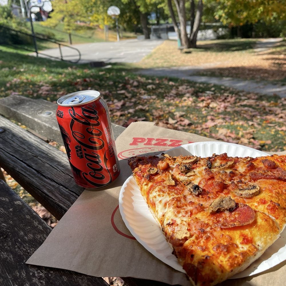 Crusty Pizza - A slice of Canadian & a Coke. $7.90. - Pizza Near Me - Beaverton, Ontario Crusty Pizza - A slice of Canadian & a Coke. $7.90. - Pizza Near Me - Beaverton, Ontario