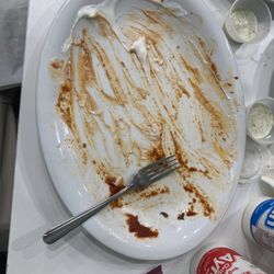 The Iskender Kabab Plate that was too good to wait to take a picture for.