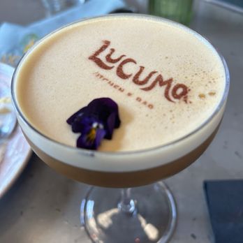 Lucuma Kitchen and Bar - Espresso martini - Peruvian Near Me - Oakland, California Lucuma Kitchen and Bar - Espresso martini - Peruvian Near Me - Oakland, California